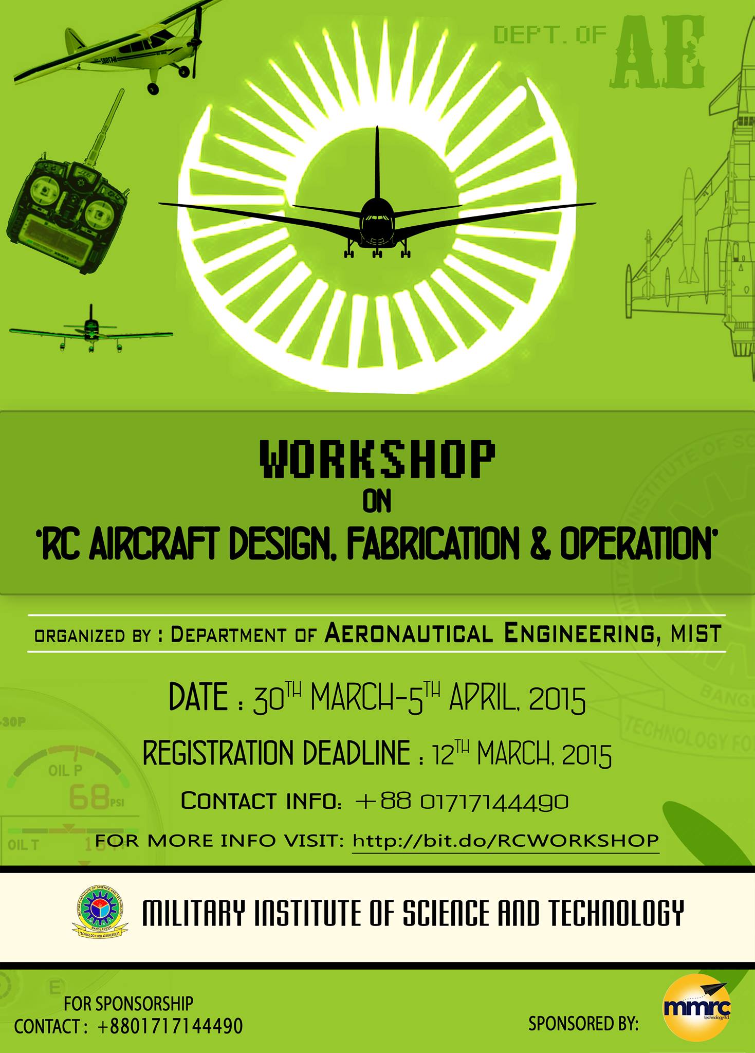 WORKSHOP ON "RC AIRCRAFT DESIGN, FABRICATION AND OPERATION"